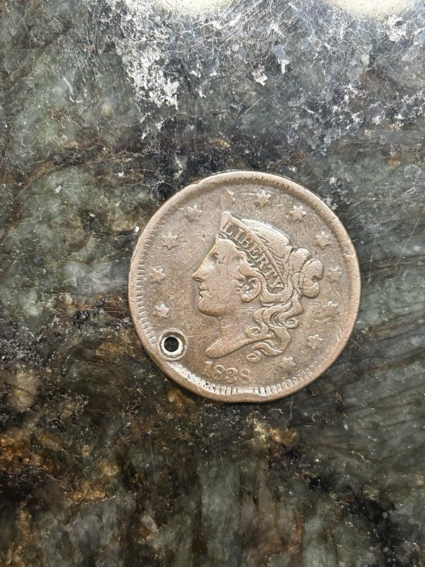 1838 U.S. Large Cent - Full Liberty - Coronet Head Design