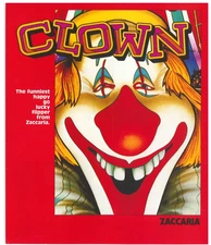 Clown Zaccaria Pinball Bally Flyer / Brochure / Ad - Hard to Find /