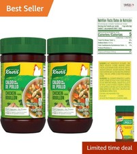 Pack of 2 Knorr Chicken Bouillon 7.9 oz   Granulated Flavor Magic for Cooking