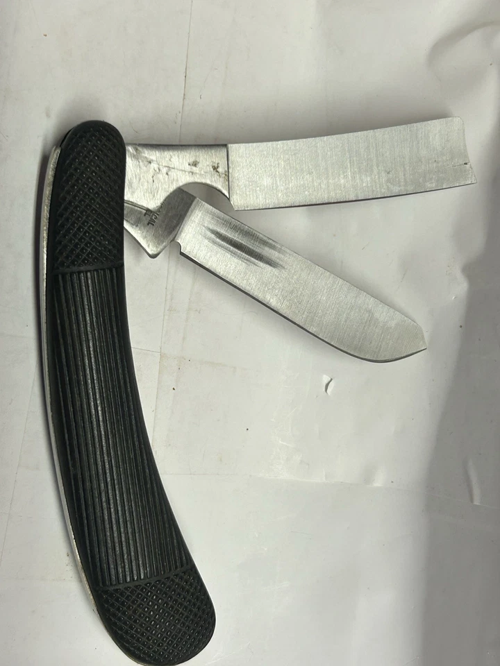 Faca de bolso dobrável Frost Cutlery aço cirúrgico 2 lâminas - Imagem 4 de 4