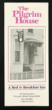 1990 Newport Rhode Island RI Pilgrim House Bed Breakfast Vintage Travel Brochure