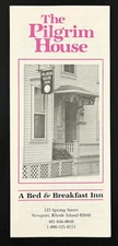1990 Newport Rhode Island RI Pilgrim House Bed Breakfast Vintage Travel Brochure