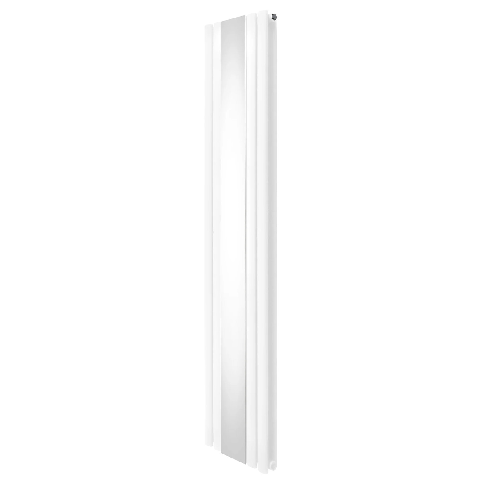 Oval Panel Radiator With Mirror 1800mm x 380mm Modern Designer