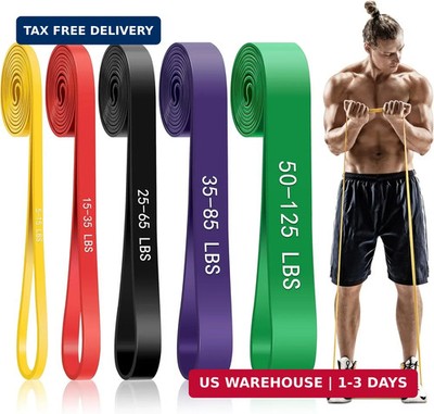 Pull Up Assistance Bands, 5-Level Resistance Bands for Working Out, Pull Up Band