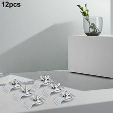 Sleek Aesthetic and Strong Support 12 Stainless Steel Sink Clips Available