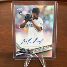 2017 Topps Chrome - Rookie Autographs German Marquez #RA-GM Refractor /499 (AU,