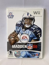 Madden NFL 08  (Nintendo Wii, 2006) Game + Case, No Manual