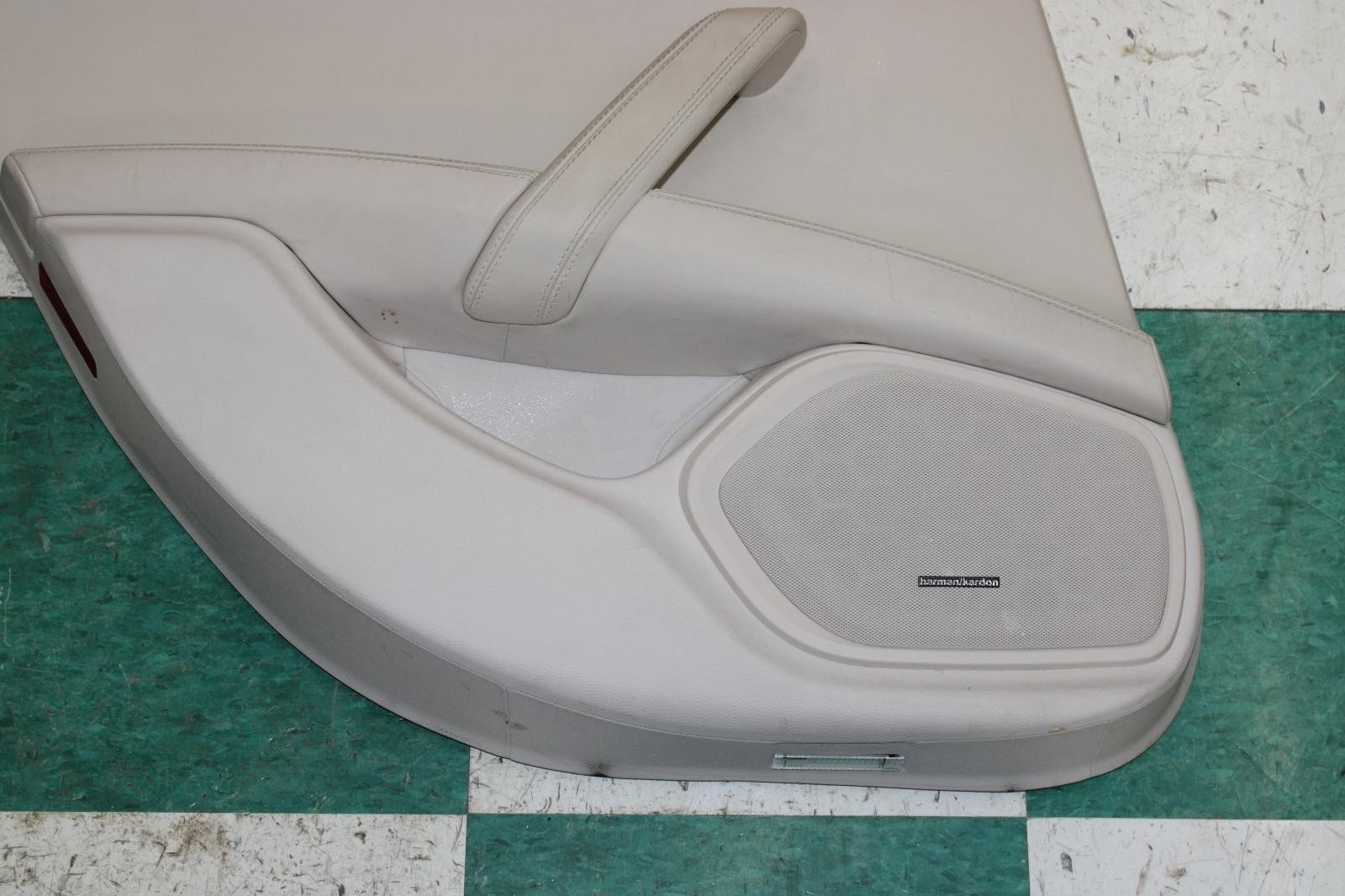 14-17 Ghibli Sabbia Tan Left Driver Rear Interior Door Trim Panel Factory OEM OE