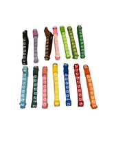 14 Pcs/Set Soft Nylon Puppy Whelping ID Collars - Adjustable Reusable Washable