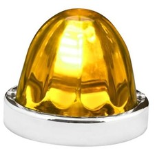 92431 Stainless Steel Watermelon Glass Lens Kit for Light Amber 1156 Bulb Base