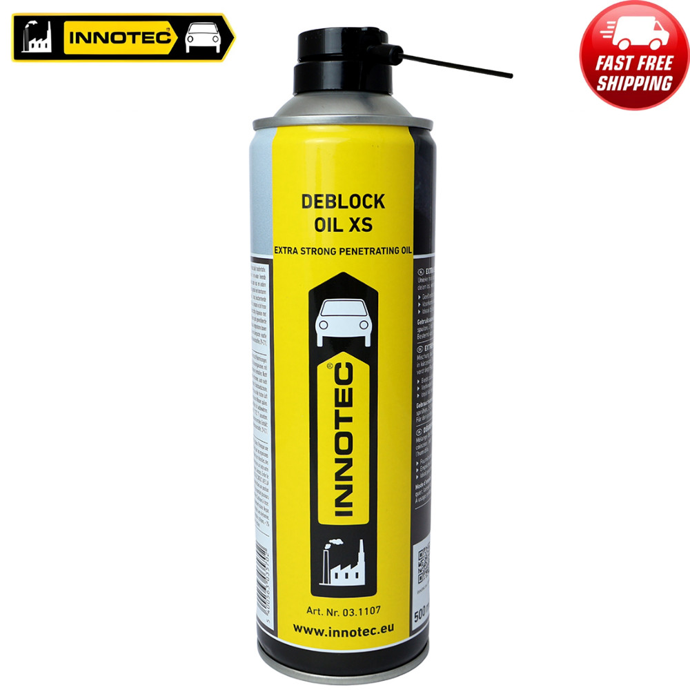 2 x INNOTEC® Deblock Oil XS - Penetrating DEBLOCK - Rust Dissolver - 500ml