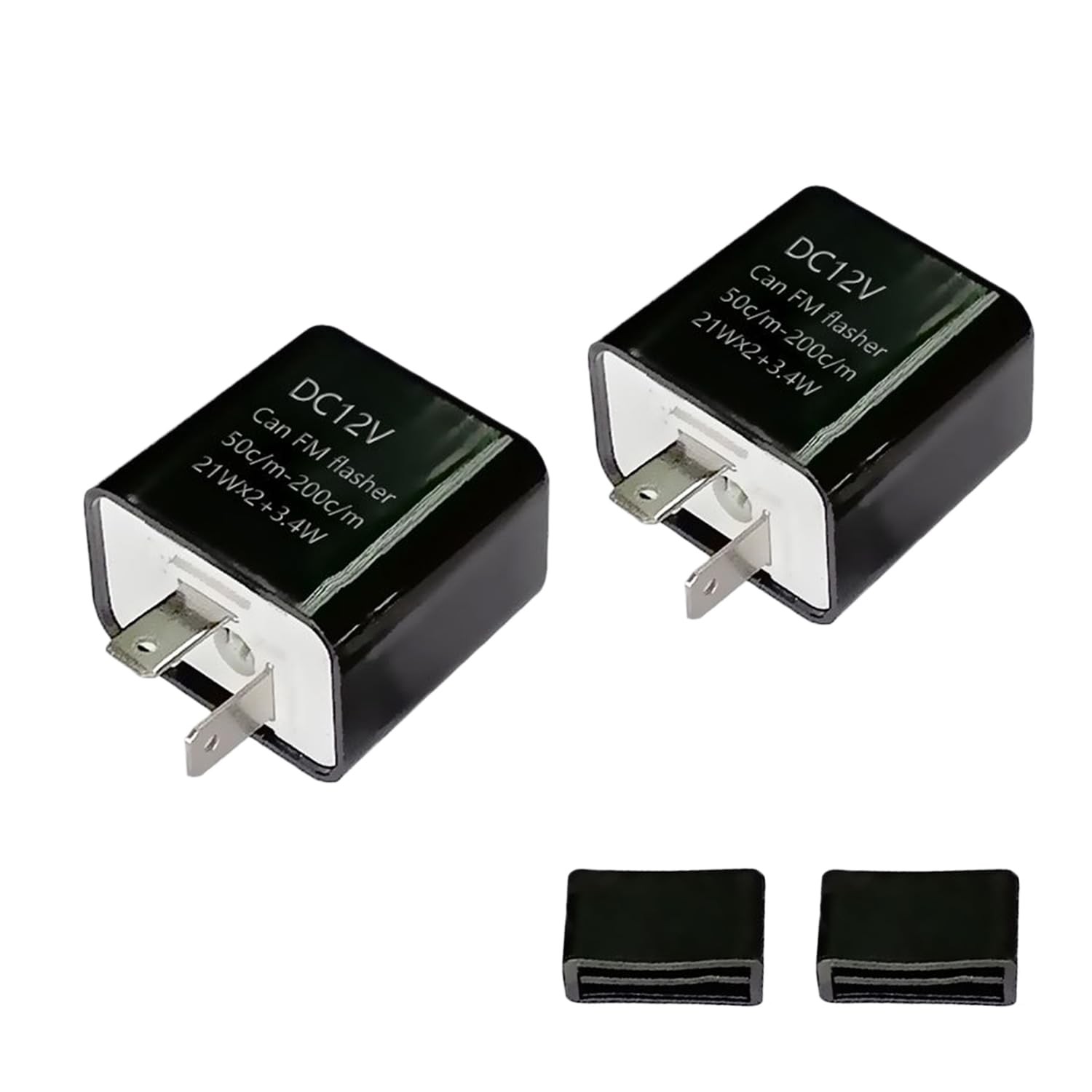 Centrale pour Clignotants Moto Électronique 2Pin - Relais Anti-Hyperclignotement Étanche IP65