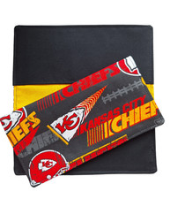 100 Cotton Fabric NFL Kansas City Chiefs Checkbook Cover