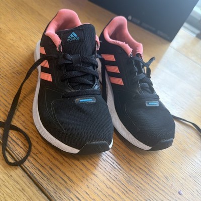 Adidas Run Falcon 2.0 UK Größe 3 Schuhe Running Schwarz Stylecode: GX3537 