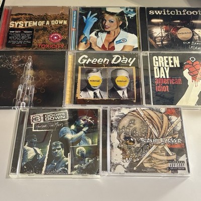 Lot of 8 Rock CDs Green Day System of a Down 3 Doors Down Switchfoot 2000s