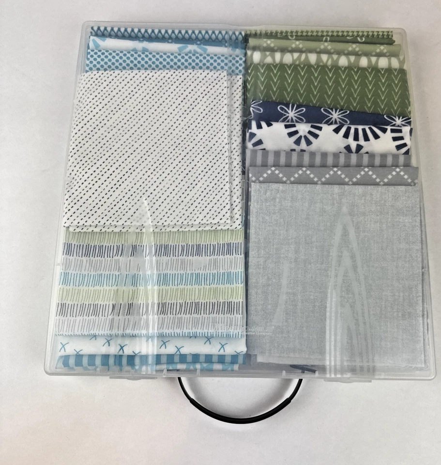 Lot of 20 Coordinating Cotton Fat Quarters from Connecting Threads - Image 2 of 4