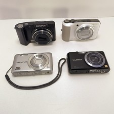 Lotto 4 Fotocamere Digitali Compatte (Per Pezzi di Ricambio ) HS