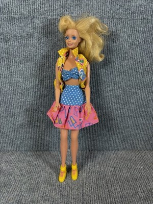 Vintage 1987 California Dream Barbie Doll 4439 Two-Piece Swimsuit Superstar Face