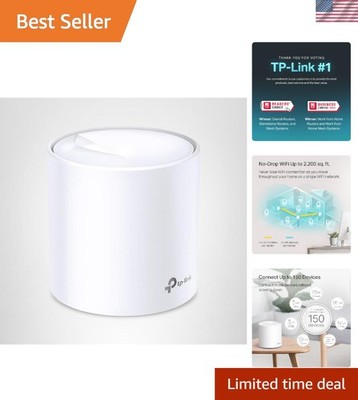 Next-Gen Deco X20 Wi-Fi 6 Mesh Router: Eliminate Weak Wi-Fi & Dead Zones