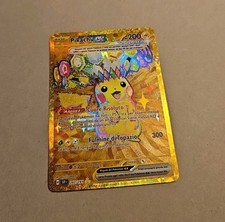 Carta Pokemon - Pikachu Ex 247/191 - Scintille Folgoranti - ITA - FULL ART GOLD 