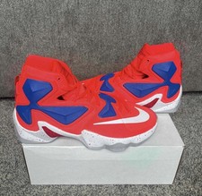 NIKE 2016 LEBRON 13 CAVS THROWBACK ORANGE NIKE ID SIZE 11.5 MENS BRAND NEW