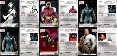 2022 Marvel Platinum Lot 6 #147, 154, 191, 191, 142 84 Colleen Wing Deadly Hands