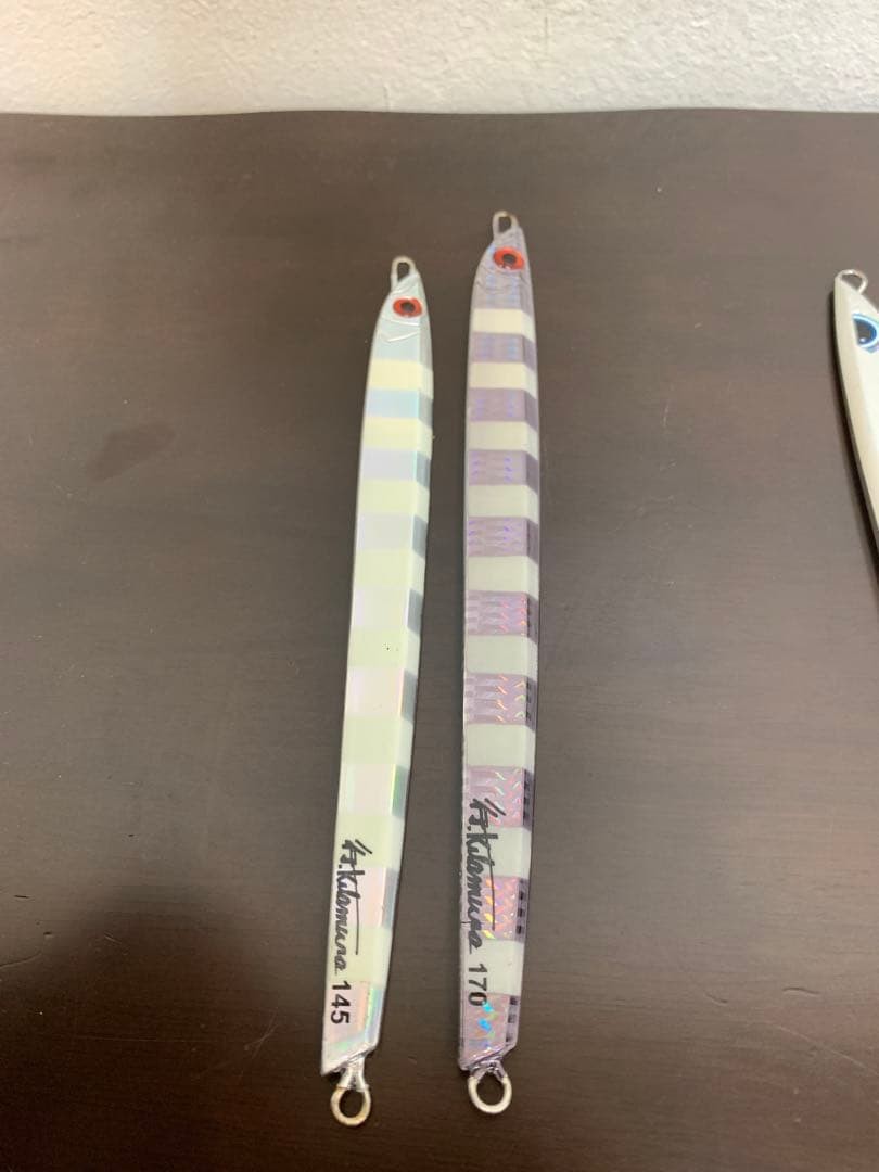 Akashi Silver Jig Tati Pattern 145-350g Blue Used/New NCNR - Image 11