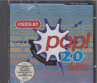 ERASURE ''Pop! The First 20 Hits'' Best Of CD