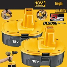 2 PACK 18V Battery For Dewalt 18 VOLT XRP DC9096 DC9098 Ni-MH DC9099 NEW