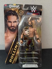 NEW WWE Main Event Serie Champions-Seth Rollins  Action Figure Box damaged