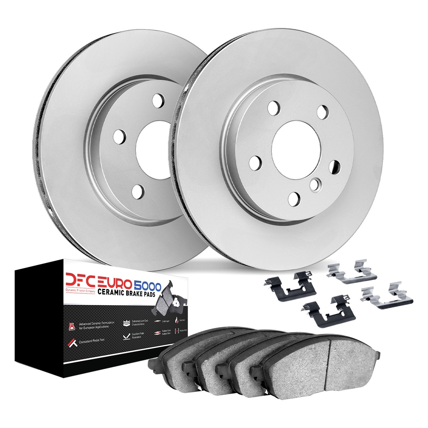 For Bentley Continental 04-18 Brake Kit DFC GEOMET Plain Rear Brake Kit w 5000