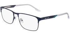 Columbia Mens Matte Navy Slim Rectangle Eyegl...