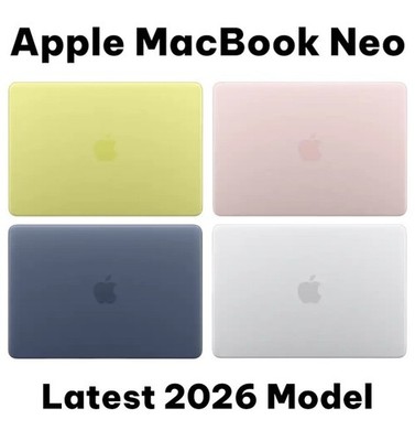 Apple MacBook Neo 13'' Laptop 512GB/256GB SSD Brandneu 2026 Neueste UK Spezifikation