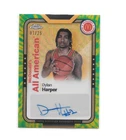 Dylan Harper 2024 Topps Chrome McDonalds Tie Dye Auto Refr  01/25