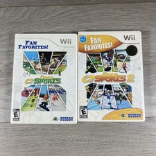 LOT OF 2 DECA SPORTS 1 & 2  Nintendo Wii Games No Manuals Tested