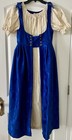 Children’s Sized XL Renaissance Festival Dress Chemise And Over Dress Exc Cond