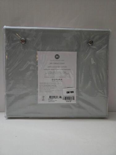 Hotel Collection 680 Fadenzahl 100 % Supima Baumwolle Lagune komplettes flaches Laken - Bild 4 von 5
