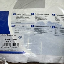 VW Volkswagen Rear Black Mesh Cargo Net Golf GTI R32 Tiguan Rabbit 5N0065111 OEM