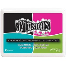 Dylusions Permanent Mixed Media Ink Palette Pad - Designer Series