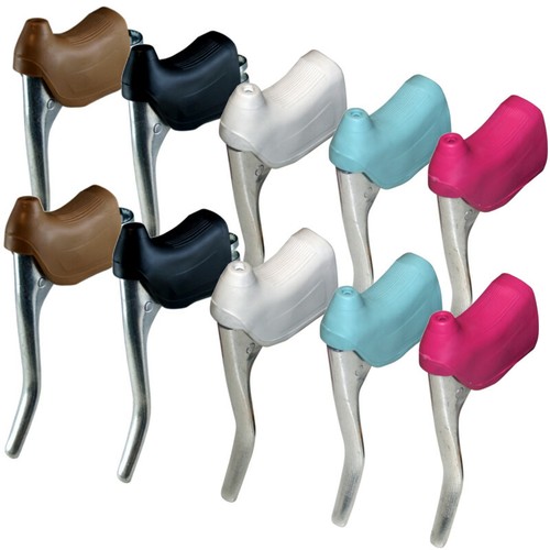 Fahrrad bremshebel bremsegriffe 22mm mit griffgummis vintage rennrad paar retro - Bild 1 von 16