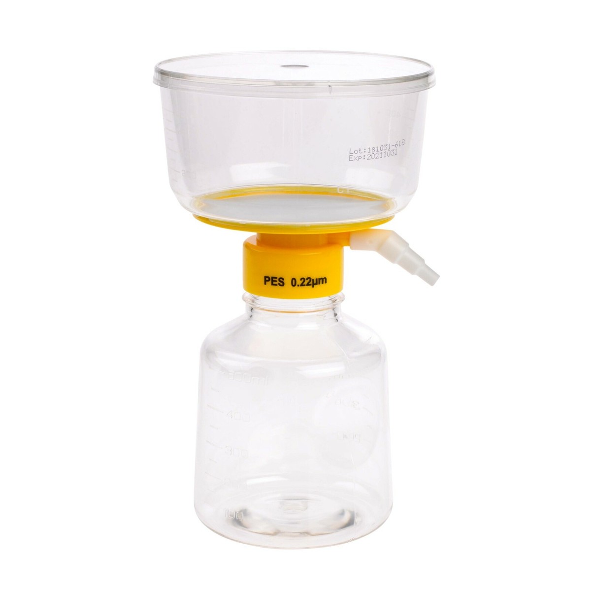 CELLTREAT 500mL Filter System, PES, 0.22, 90mm, 12/Case, Sterile