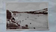 Vintage postcard,fishig boats on harbour, Salcombe,1950s,Copyright,non-posted
