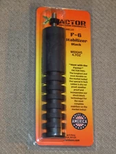 X Factor F-6 Bow Stabilizer Black  6 inch 4.7oz. - NEW! - LAST ONE!!!