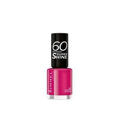Rimmel London 60 Sekunden Nagellack Lack Shade 323 Funtime Fuchsia Neu