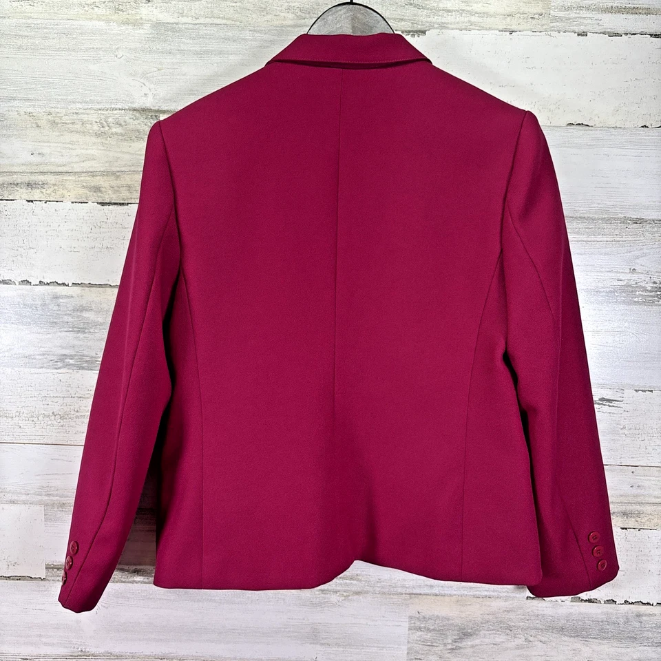 Traje chaqueta y falda Haberdashery para mujer rosa fucsia vintage años 70 talla 14/10 Foto 3 de 4