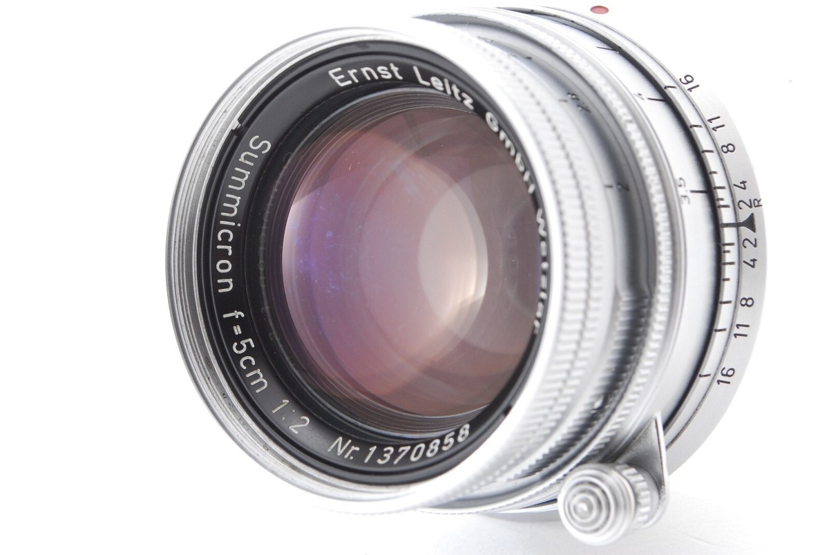 Ernst Leitz Summicron 5cm f/2 レンズ ◎ Ernst Leitz GmbH Wetzlar (エルンスト・ライツ