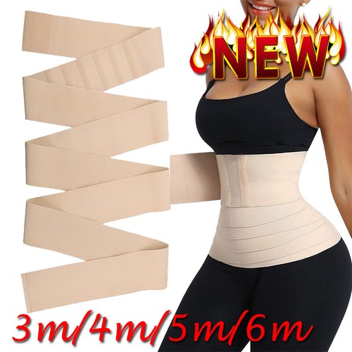 Invisible Wrap Waist Trimmer Sweat Belt 