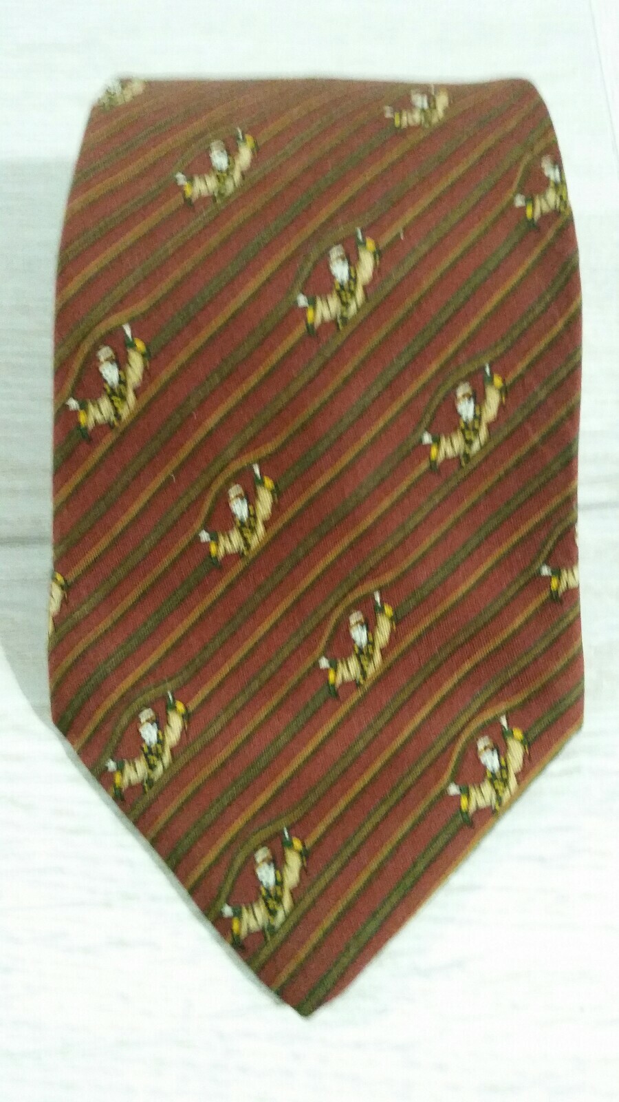 Cravate En Soie 100% Trussardi Motif Géométrique Multicolore - Occasion élégante Made In Italy