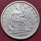 1846 O Seated Liberty Half Dollar 50c Better Grade B180#60900