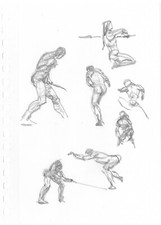 Mike Hoffman Original Pencil Art comic artist Personal Notebook 2013 202a